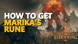 How to get Marika's Rune Elden Ring