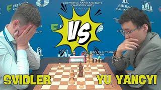 Svidler Peter VS Yu Yangyi II 2023 FIDE World Rapid Championship R13