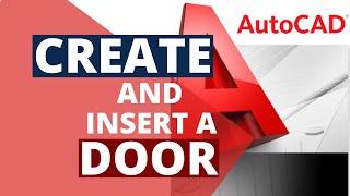 How To Create And Insert A Door In A Floorplan