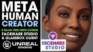 6 Month Free Faceware Studio License + Glassbox Live Client plugin for MetaHuman Testing + TUTORIAL