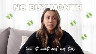 NO BUY MONTH   how it went, my top tips for a successful no buy month + how much money I saved