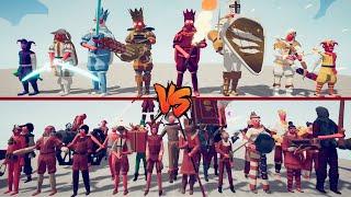 ROYAL MEDIEVAL VS SECRET FACTION | Totally Accurate Battle Simulator