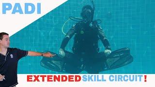 Extended PADI Divemaster Skill Circuit With Revised Open Water Diver Skills