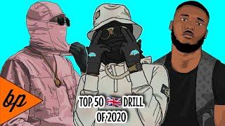 TOP 50 UK DRILL SONGS OF 2020 - (HARDEST DRILL SONGS)