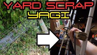 Building a 2M Yagi from Yard Scrap