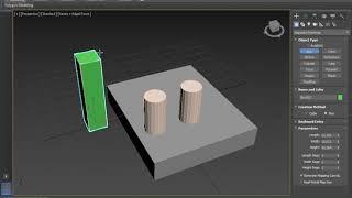 3ds Max how to cut a hole