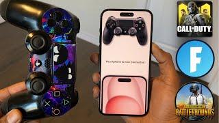 How to connect your PS4 Controller to IPHONE to play ANY Game!