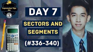 SECTORS AND SEGMENTS Part 2| 1001 Solved Problems in Engineering Mathematics (DAY 7) #336-#340