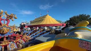 Dumbo the Flying Elephant at Magic Kingdom | Spinner Ride in Storybook Circus | Walt Disney World