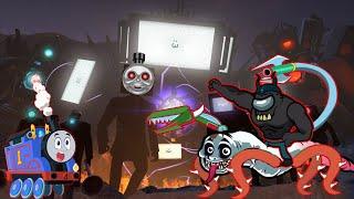 Cursed Persy VS Robot Thomas and Friends | All Best MEME Parody Animation #solomixgame