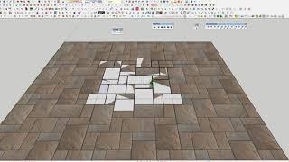 SketchUp - Creating 3D Tiling Materials