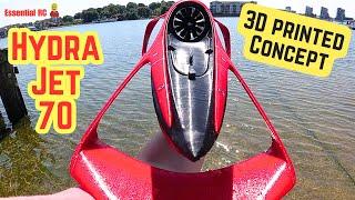 RC JET for the WATER ! Cova Concepts HYDRA-JET 701 EDF Jet Skims the Waves