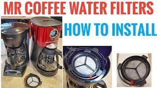 How To Replace Mr Coffee Maker Water Filter Disc How to use Charcoal Filters Coffee maker machines