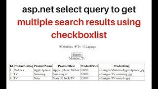 search filter results with multiple CheckBox Lists bind gridview c#