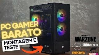 PC GAMER BARATO para 2024 | R5 5500 | RTX 2060 | Montagem e teste em jogos