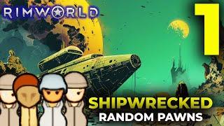 Can I survive completely random pawns and random crash site in Rimworld?  | episode 1