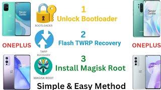 Root OnePlus 8T 8 9R 9RT 9 Pro With TWRP recovery & Magisk | OnePlus 8T 8 9 9R 9RT unlock bootloader