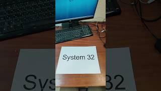 Если удалить папку System 32 (НЕ ПОВТОРЯТЬ!) #shorts  #шортс #виндовс #компьютер #ноутбук #windows