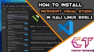 HOW TO INSTALL VISUAL STUDIO CODE IN KALI LINUX 2021.1 IN HINDI