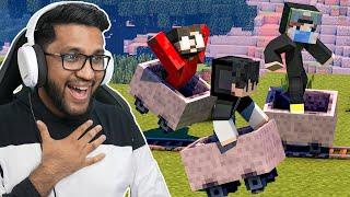 Most Funny Best Friends In Minecraft Reaction !