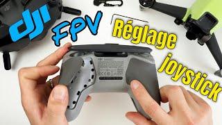 Comment RÉGLER LE JOYSTICK de la manette du drone DJI FPV pour voler en mode M ?!