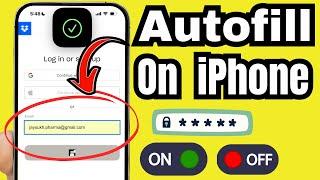 How to Turn ON/OFF autofill Passwords on iPhone 16 Pro, 16 Pro Max, Plus