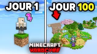 J'ai Survécu 100 Jours sur 1 SEUL BLOC.. en Hardcore sur Minecraft ! - [FILM]