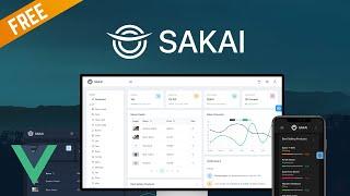 Sakai Free Admin Template with Vite, Vue 3 and PrimeVue