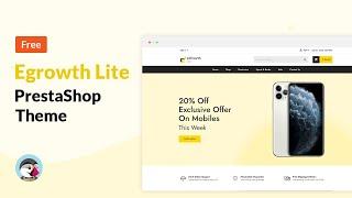 Egrowth Lite - Free PrestaShop Theme | Electronics | AddonOcean