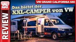 VW Gran California 680 – XXL-Vanlife-Camper des VW Crafter im Praxistest | Fahrbericht  & Roomtour