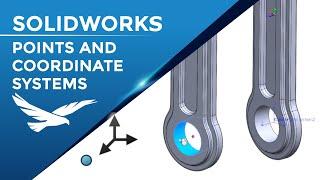 Points and Coordinate Systems in SOLIDWORKS