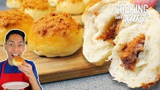 Pork Floss Milk Buns (Tangzhong Method): Japanese Milk Bread with Rousong | Cooking with Kurt