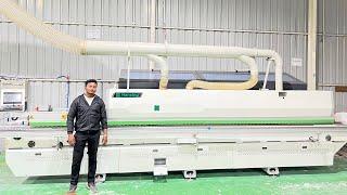 Nanxing NB6CJ Edge Banding machine with corner rounding #operating training #edgebanding #nanxing