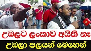 උඹලට ලංකාව අයිති නෑ උඹලා පලයන් මෙහෙන්