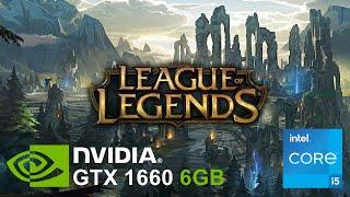 GTX 1660 6GB + i5 9400f + 16GB RAM Test in League of Legends (1080p)