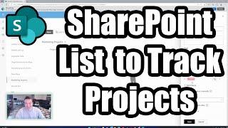 How to Use a SharePoint List to Manage Your Projects | 2023 Microsoft Tutorial
