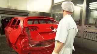 Volkswagen Golf Variant - Production Paint Shop | AutoMotoTV