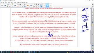 CTA VAT REVISION VIDEO 6 -CHANGE IN USE