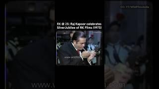 Raj Kapoor Celebrates Silver Jubilee Of Rk Films in 1973 #bollywood #70sbollywood #shorts