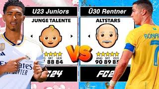 U23 Youngstars  vs Ü30 Rentner  in FC 24!