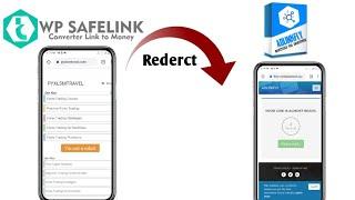 How to redirect adlinkfly to WP safe link|Wp Safe Link || Adlinkfly
