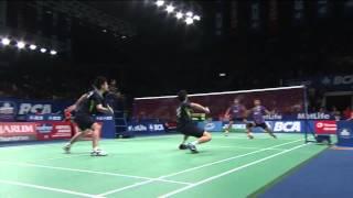 BCA Indonesia Open 2015 | Badminton R16 M3-MD | Angriawan/Saputra vs Endo/Hayakawa