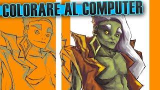 Come colorare i disegni al computer • Fraffrog