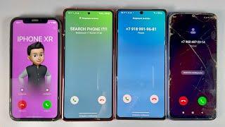 Incoming Call IPhone XR + Samsung Galaxy Note 10 + Samsung Galaxy Note 20 + Redmi Note 7