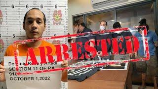 DOMINIC ROCO among the five arrested in the drug buy-bust operation in Quezon City