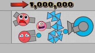 Diep.io  TRAPPED 3 TANKS!  Auto trapper 1mill maze - JB Colombia