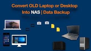 OLD Laptop Desktop Convert into NAS | Data Backup System | Automatic Backup