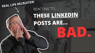 Don't Make These LinkedIn Mistakes!  (Tips For Finding A Job On LinkedIn)