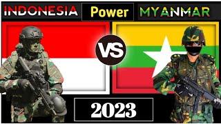 Indonesia Vs Myanmar military power comparison 2023 | military between comparison |