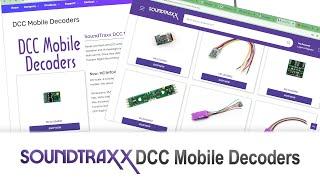 SoundTraxx Mobile Decoders Overview
